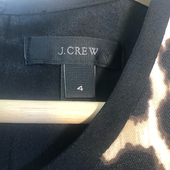 Leopard Print J Crew A-Line Dress - Picture 5 of 7